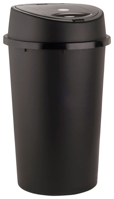 HOME 45 Litre Touch Top Bin - Black.